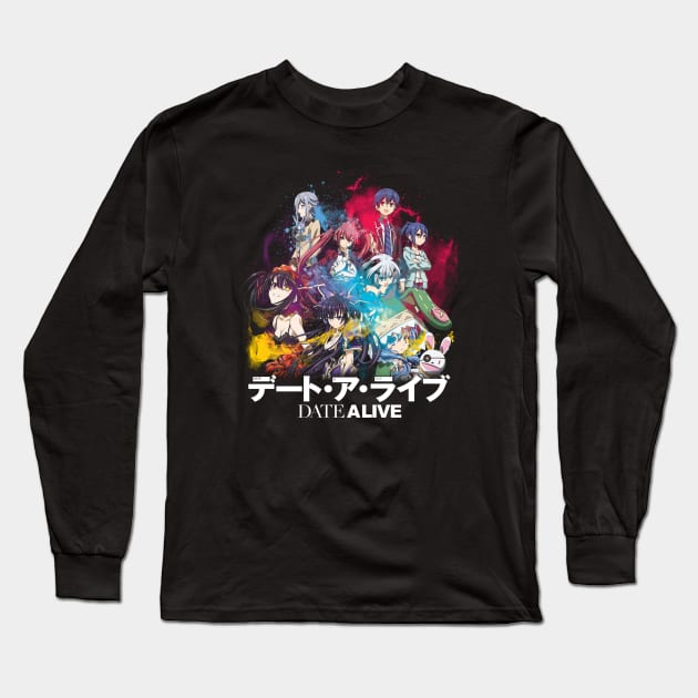 Classic Photo Characters A Live Romance Manga Long Sleeve T-Shirt by Cierra Bauch